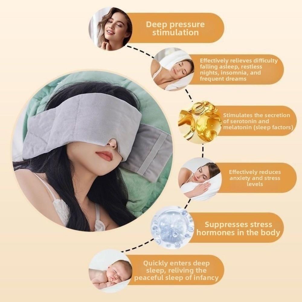 Breathable Gravity Sleep Eye Mask Comfortable Gravity Eyepatch Light Blocking Mask  Home Travel