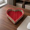 Heart Shaped Storage Basket Handmade Heart Storage Basket Multi-Purpose Easy to Organize for Dresser