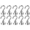 10 Stück LNE12 Magnet Mehrzweck-Schlüsselhalter für die Wand Praktischer belastbarer Haken Aufbewahrung für Zuhause und Küche Starker Magnethaken