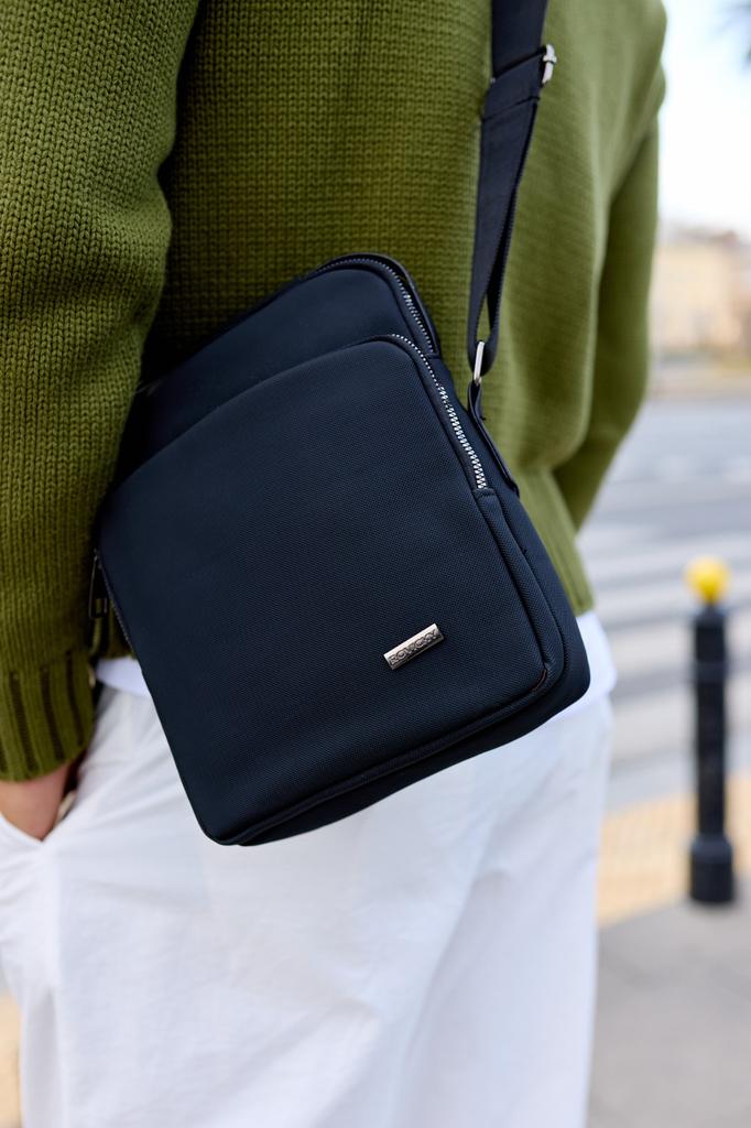 Men's PU bag R-2562-2-6816 black