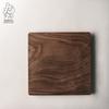 Walnut Wood Tray - Rectangular Solid Wood Serving Tray for Home Use - Minimalist Handmade Plate for Tea Desserts Sushi and More
