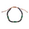 Mens Fashion Turquoise Beaded Adjustable Hip Hop Bracelet