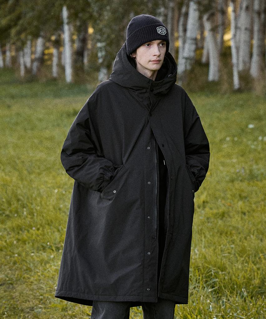Fluke Adventure Fishtail Quilted Long Parka Fpj222 / 3 Colors
