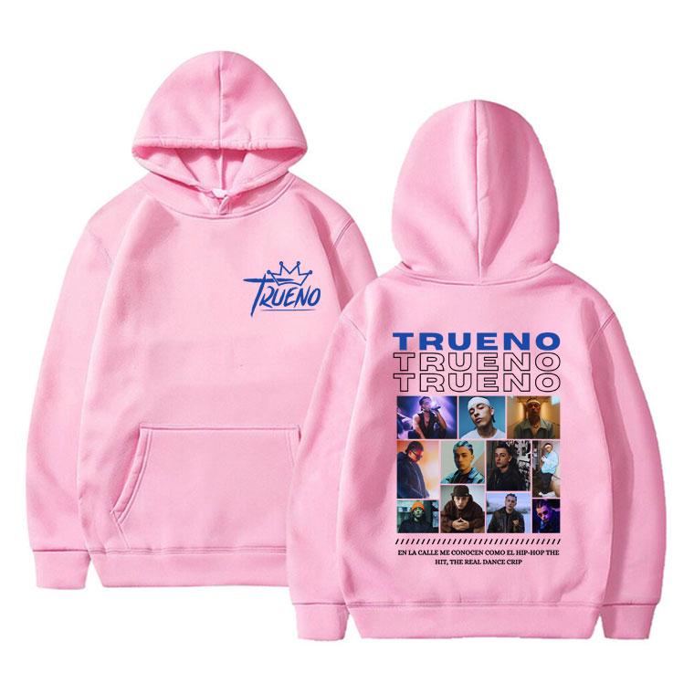 Trueno Graphic Hoodie Men Women Hip Hop Fashion Oversized Pullover Clothing Winter Casual Fleece Warm Long Sleeves Sweatshirt