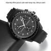 Montre Compatible avec Omega Accessoire de Montre Unisexe [Korlexchi] Bracelet, Silicone, Moonswatch, X, Swatch, Speedmaster, Bracelet, 20mm, Étanche, Souple,