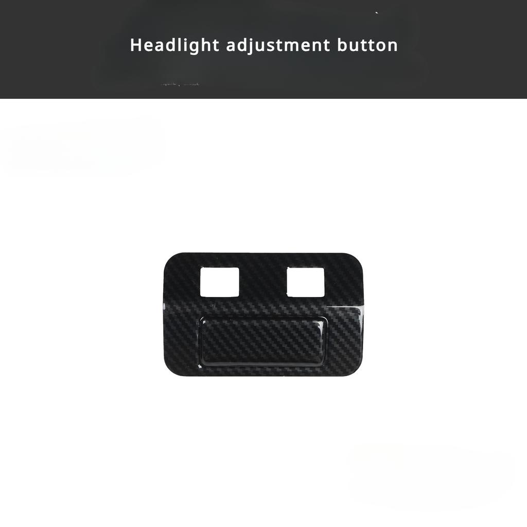 For Cadillac ATSL 2014 2015 2016 2017 Accessories ABS Carbon Fiber Style Decoration Car Interior Trim Stickers Center Console