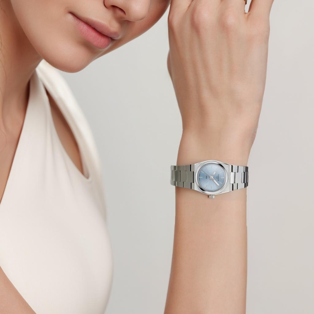 Tissot Quartz Movement 100m Water Resistance Women's Watch 25mm Blue Dial Stainless Steel Case T137.010.11.351.00