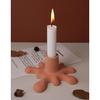 2Pcs Water Drop Candle Holder Silicone Mold for DIY Gypsum Tabletop Candlestick