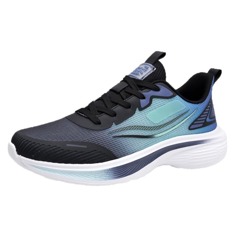 Men's Lightweight Non-slip Mesh Running Shoes - Breathable, Soft Sole, Shock Absorption, Summer/Autumn Sport Casual Footwear