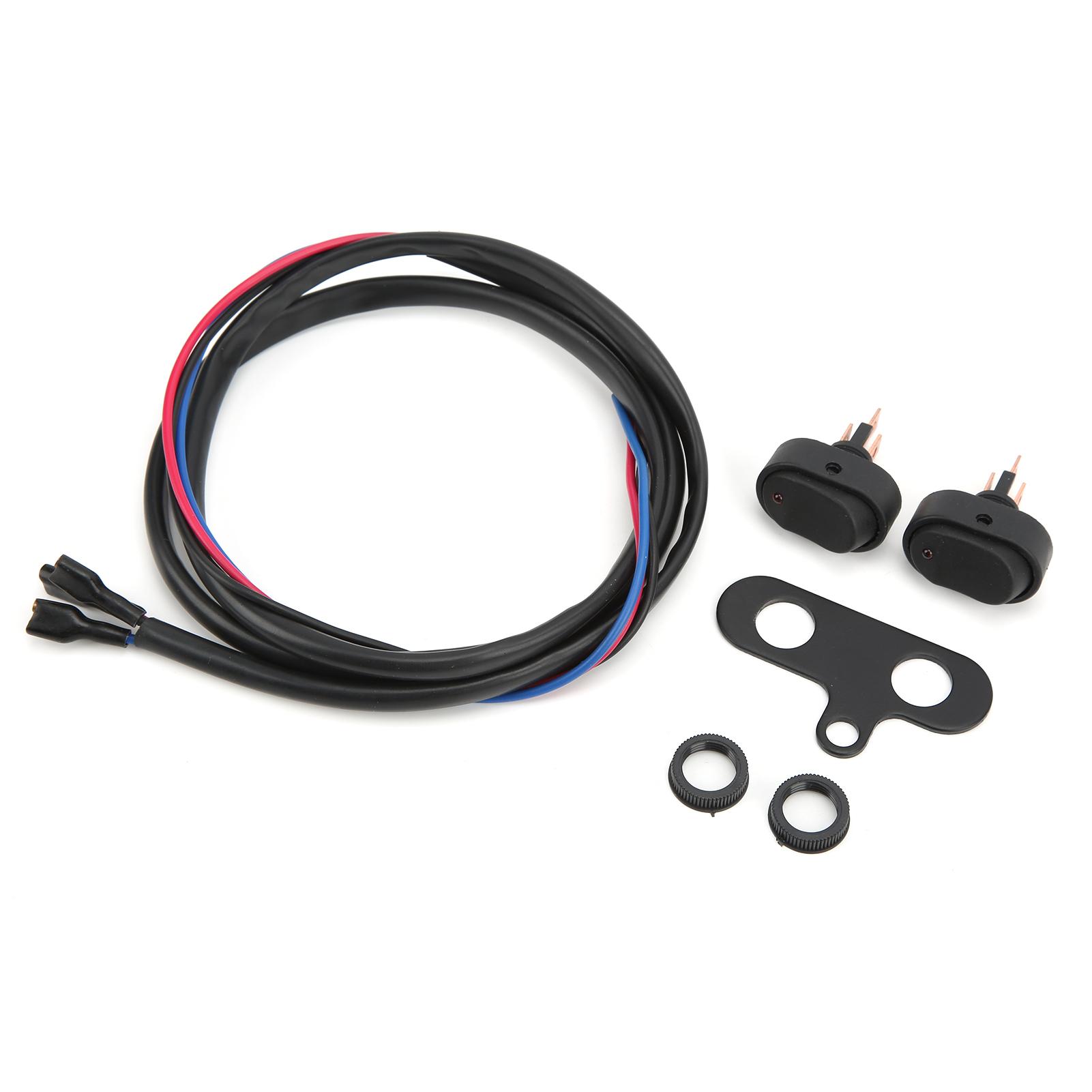 

3Pins SPST LED ON OFF Rocker Toggle Switch 12V 30A Red Indicator Waterproof for Motorcycles Cars