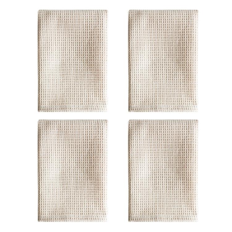 4PCS Assorted Dish Rags Fast Drying Dishcloth Absorbent Towel Comfortable Cloth