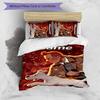 Juego de Ropa de Cama de 3 Piezas con Nombre Personalizado Las Aventuras de Tintín Cierre de Funda Nórdica Incluye 1 Funda Nórdica y 2 Fundas de Almohada para Todas las Estaciones Decoración de Dormitorio