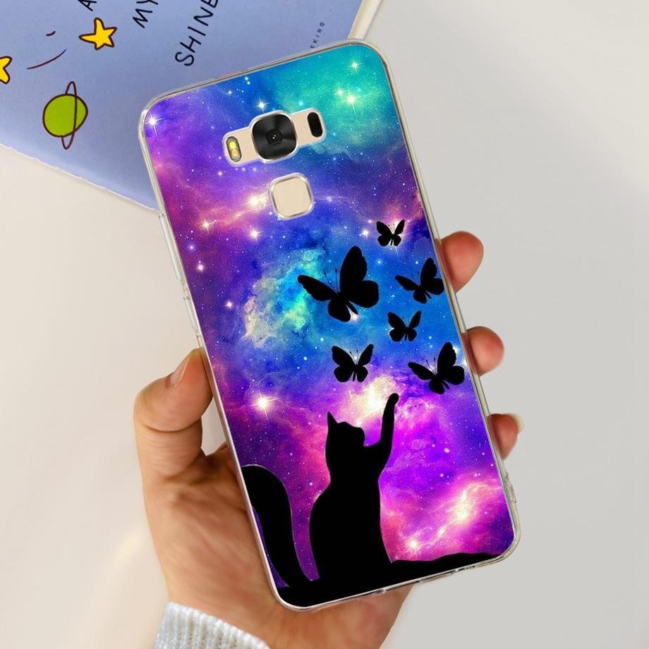 For ASUS ZenFone 3 Max ZC553KL Back Cover Case Soft Clear Silicone Shockproof Protection Funda Coque On ASUS ZC553KL Capas