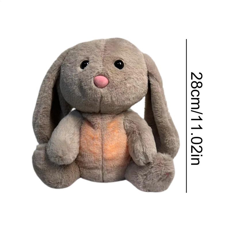 Musical Plush Toy Breathing Plush Stuffed Doll Singing Plush Toys with 3 Gear Adjustment for Bedside Desktop Kid's Room