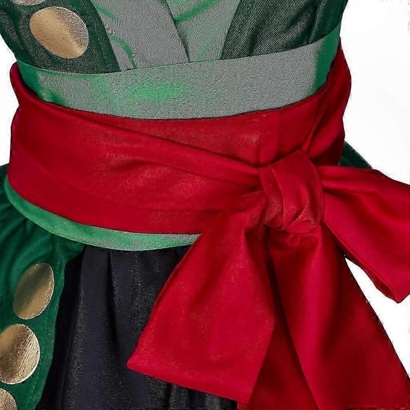 Green Samurai Cosplay Outfit Inspired by Anime Character