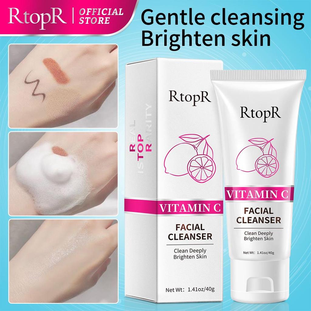 VC Facial Cleanser Deep Cleansing Exfoliating Moisturizing And Brightening The Complexion The Skin Is Clean And Smooth