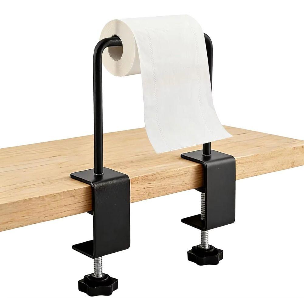 Adjustable Paper Roll Holder Clamp Mount Craft Paper Rack Sturdy Tabletop Dispenser  Craft Room
