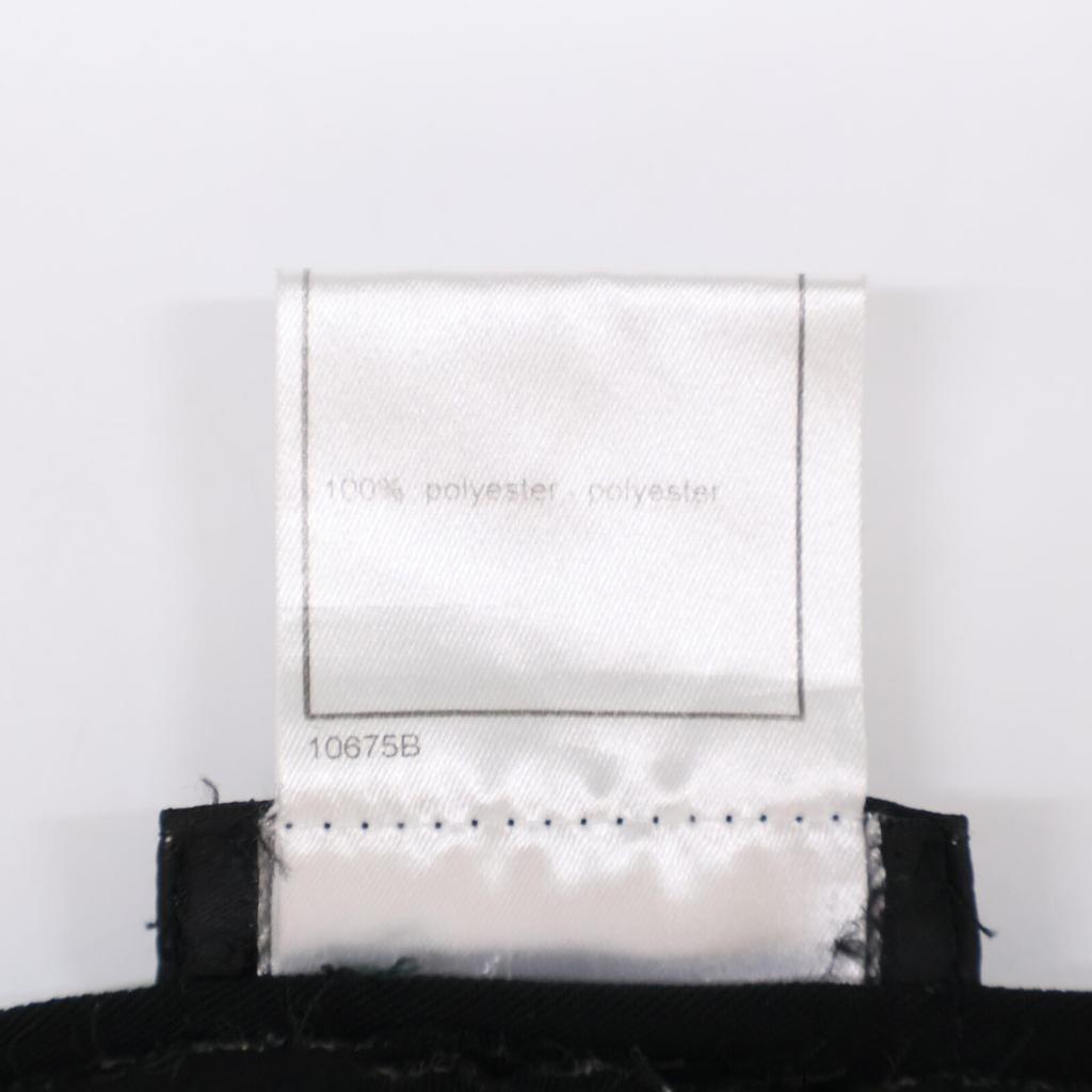 Chanel 00 P16623V06371 Black CC Logos Straight Pants Bottoms 38 blackUsed