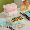 Wheat Straw Meal Container 960/1250 Ml Food Container Portable Lunch Container  Travel