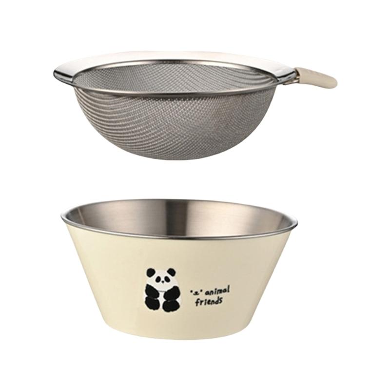 

Washing Filter Storage Bowl Double Layer Kitchen Drain Basket Colander Strainer Basket Fruit Washing Bowl with Filter