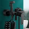 Shower Faucet With Spray Gun Bathroom Faucets Bath Mixing Valve Triple Cold and Hot Water Faucet Multifunctional Household Tap