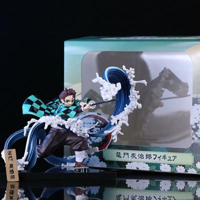 23CM Anime Figure Action Kamado Tanjirou Figuarts Figure Demon Slayer Tanjiro Kamado Doll Toy
