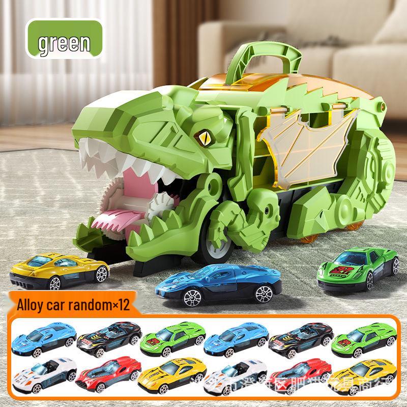Children's Transforming T-Rex Inertial Car Toy for 3-Year-Olds