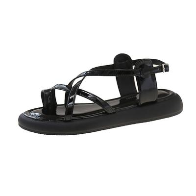 Fashion Thick Sole Sandals Women 2025 New Summer Soft Sole Elevated Casual Roman Sandals Small Womens Shoes Sandalias Mujer Sandal