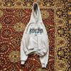 Sweat à capuche à manches longues avec imprimé graphique Y2K Streetwear Coupe surdimensionnée Haut décontracté pour femme