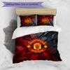 Σετ Κλινοσκεπασμάτων 3 Τεμαχίων με Σχέδιο Manchester United Μαλακό Φιλικό προς το Δέρμα Πλενόμενο Σετ Καλύμματος Παπλώματος & Μαξιλαροθηκών Όλες τις Εποχές Υπνοδωμάτιο