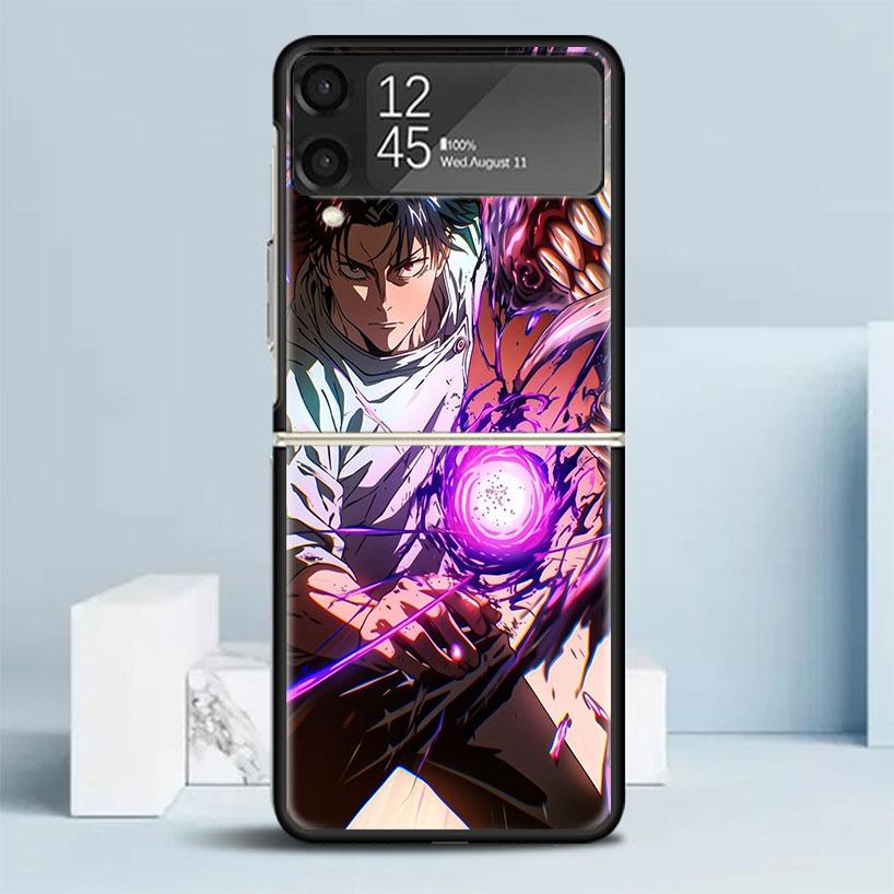 Kaisen J-Jujutsu Yuta Okkotsu Phone Case For Samsung Galaxy Z Flip7 Flip6 5G Flip5 Flip4 Flip3 ZFlip 7 6 3 4 5 Shockproof Back C