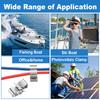 304 Stainless Steel Clips 50PCS/100 Pcs, Trailer Frame Wire Clips Solar Panel Wire Clips Metal Cable Clips