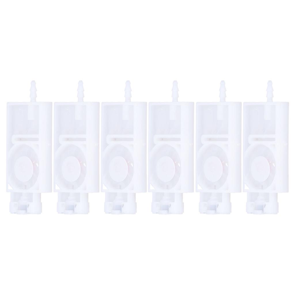 6Pcs Ink Damper Solvent Inkjet Head Rectangular PP Damper Replacement for  600 Printer