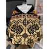 Mens Hooded Sweatshirt Soccer Print Breathable Loose Fit Casual Wear