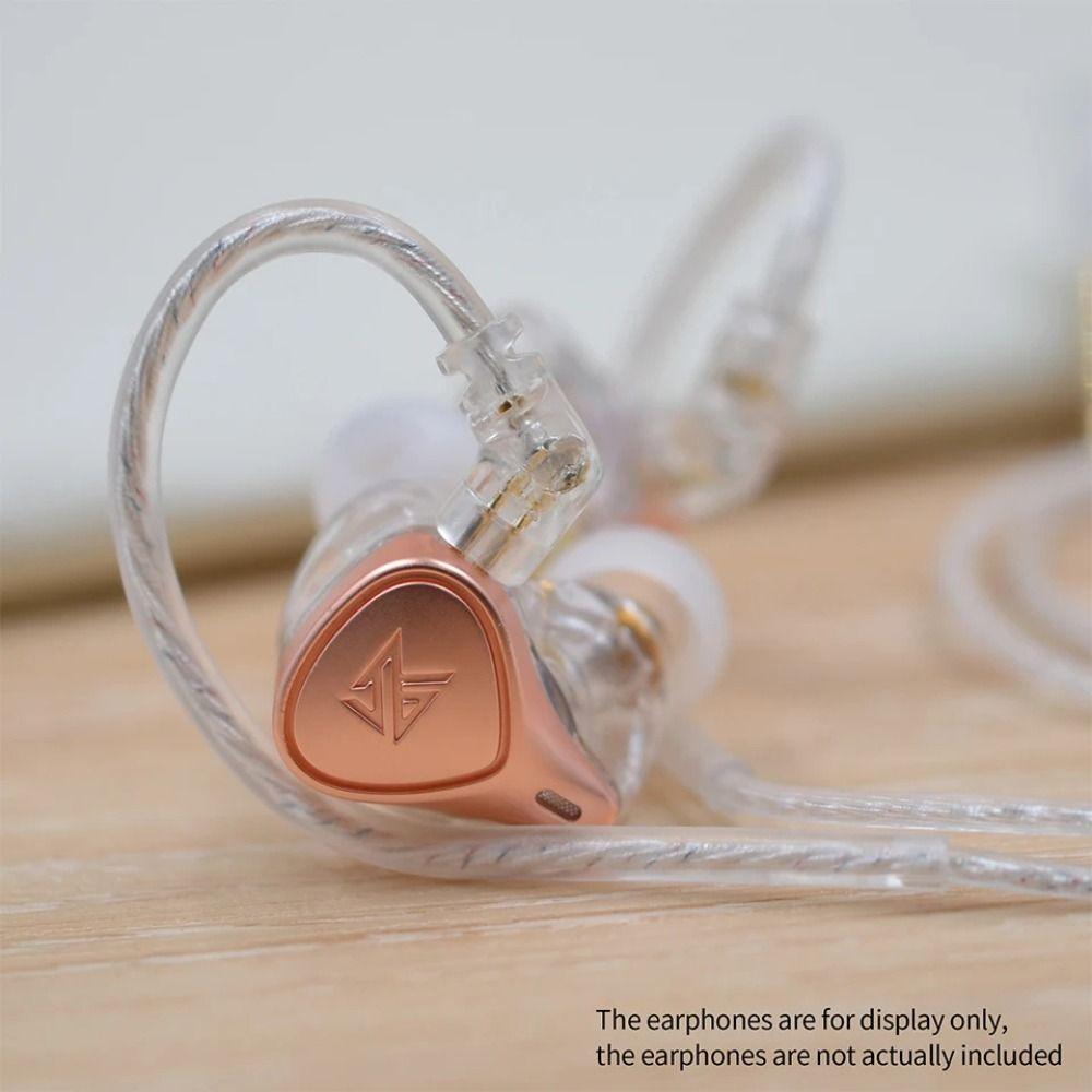 Upgrade Cable KZ Earphones Cables Silver Plated Wired Earphones KZ  Headset Accessories