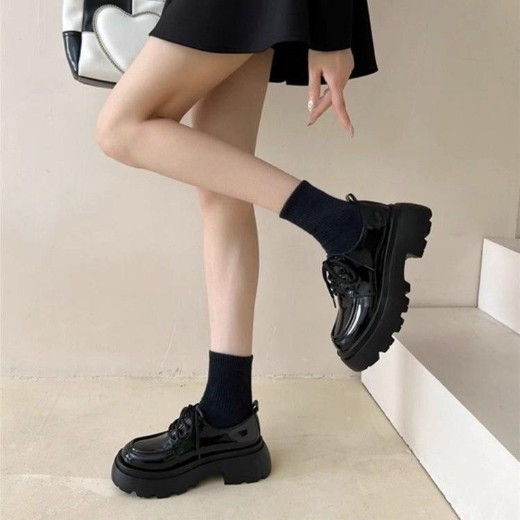 Super High Heel Lace Up Single Shoes Women Spring New Style Mary Jane Shoes Heightened Personality Women's High Heels