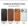 Apple 17 Pro Max Business Leather Wireless Charging Magnetic Drop-proof Phone Case for iPhone 16/14.