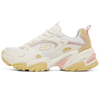 Stamina V2 Lekkie amortyzujące ochraniacze na kolana Amortyzacja przed bocznym podwijaniem Buty Mecha II Gwiazdowy Świt Damskie sneakersy 149916-WMLT