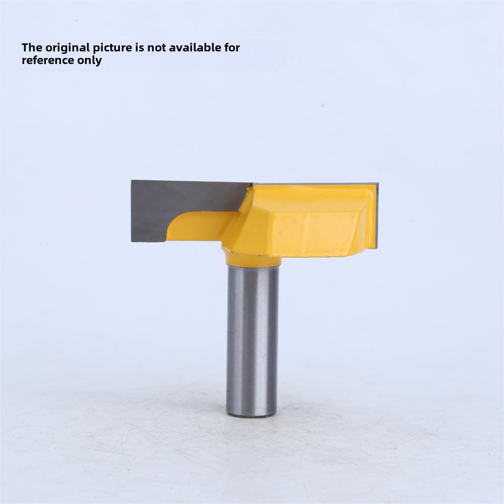 1/2" Shank, 12mm, 8mm, Clear Bottom Cutting Angle, Large Diameter Slotting Knife for Woodworking, Lock Hole Milling Cutter.