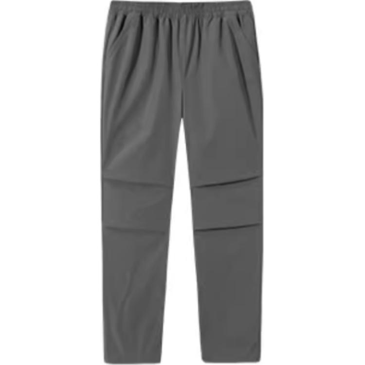 Anta Comfortable Casual Simple High-Waisted Straight-Leg Sports Pants Women Bottoms Graphite-Gray 962516501-2