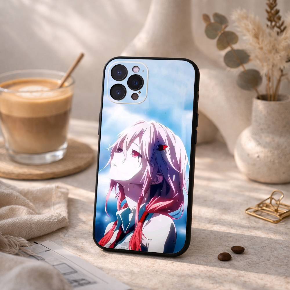 G-Guilty C-Crown Anime Phone Case For iPhone17,16,15,14,13,12Plus,Pro Max,XS,5G Soft Silicone Black Cover iPhone15plus