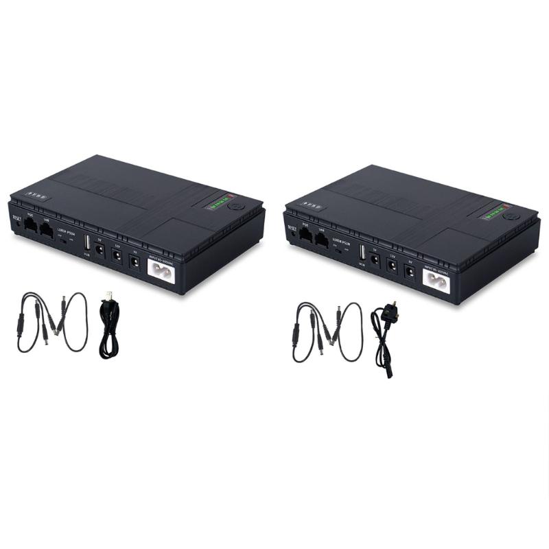 Uninterruptible Power Supply 5V 9V 12V Mini UPS Battery Backup Large Capacity for CCTV Camera Modems Router Equipment