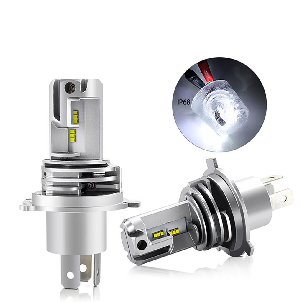 H4 Small Lens LED Lights, Fisheye  Headlights,  Lens, Far And Near Integrated, With Tangent Spotlight