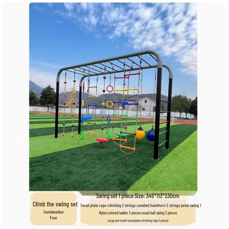 Kids Outdoor Multi-Activity Playground Set