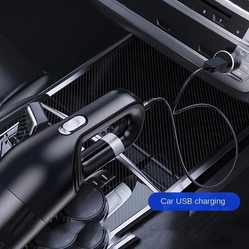 Bezdrátový vysavač do auta pro domácnost ruční s vysokým sacím výkonem mini přenosné vysavače s vestavěnou baterií
