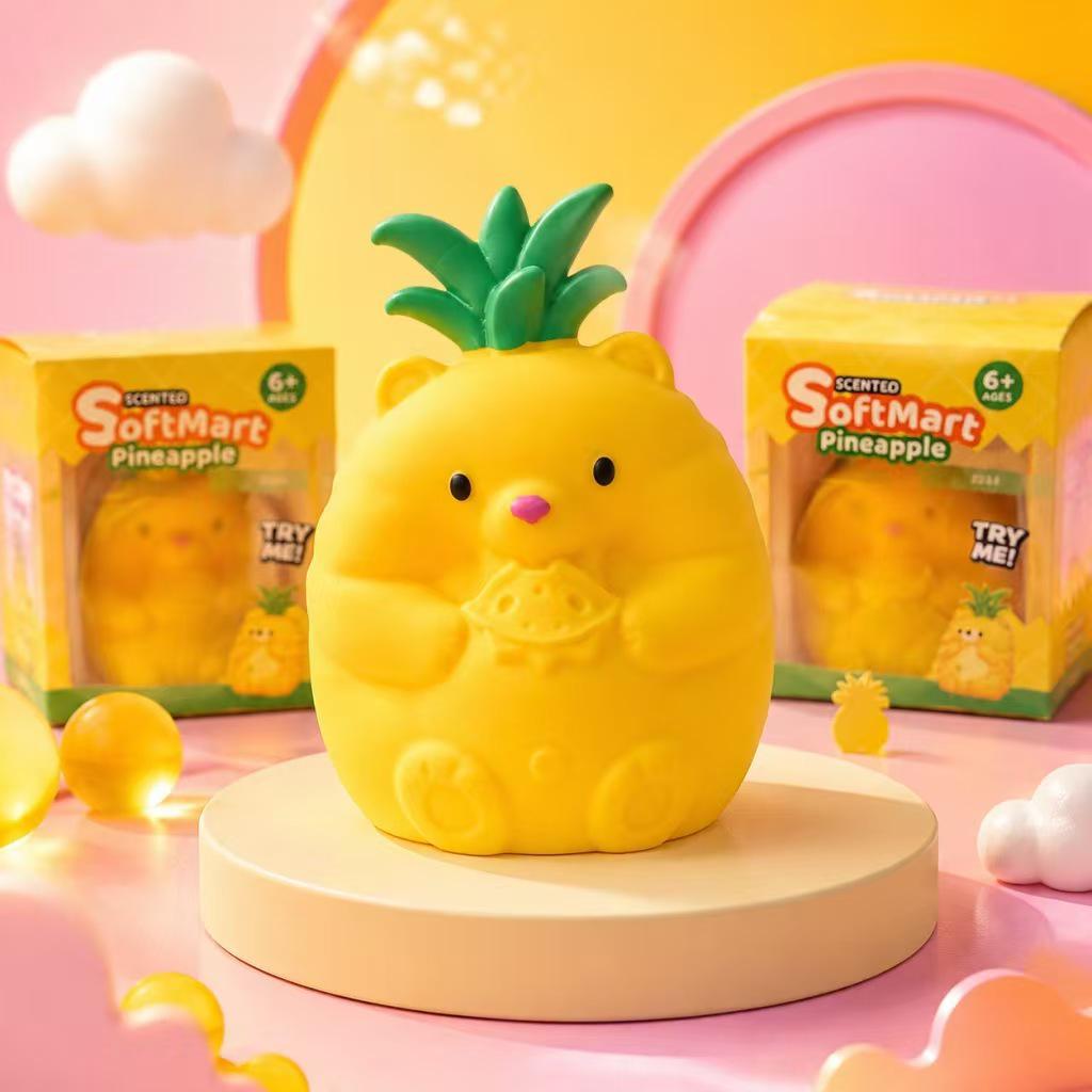 Slow Rebound Maltose TPR Stress Relief Ice Cream Jelly Squeeze Toy