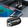 Mini Dual USB Type-C PD Car Phone Charger Fast Charge Adapter Accessories Trims 30W