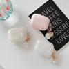 Compatible with AirPods Pro2 earphone protective case, simple shell-pattern softshell Apple 1st/2nd/3rd Gen Bluetooth pendant