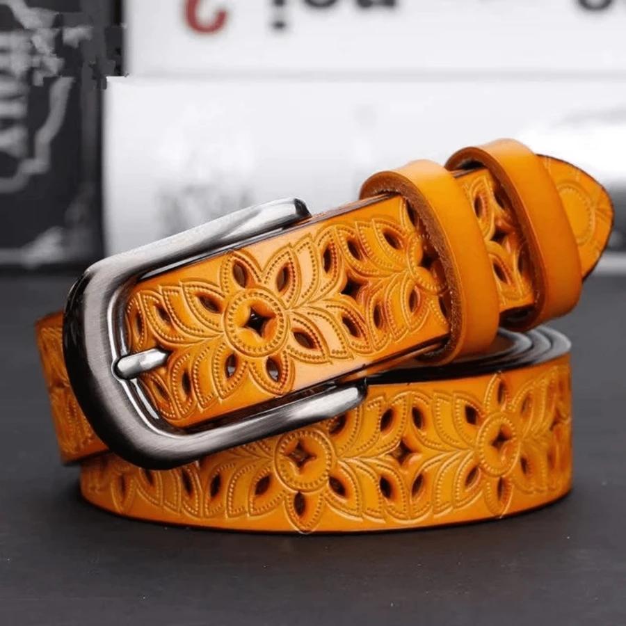 High-Quality Wear-Resistant and Waterproof Pu Leather Black Business Casual Skirts Accessories Women Belts Jeans Vintage Belts