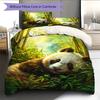 Cartoon Pattern Bedding Quilt Set Quilt Cover Pillowcase Home Decoration Birthday Gift (1 * duvet cover + 2 * pillowcase, without core)